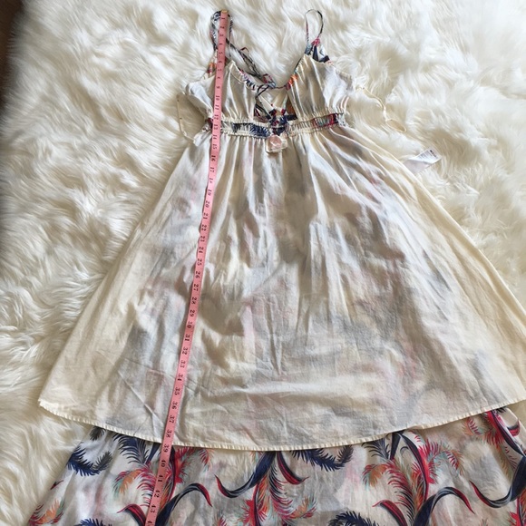 Quicksilver Tropical Feather Print Maxi Dress - Picture 12 of 15